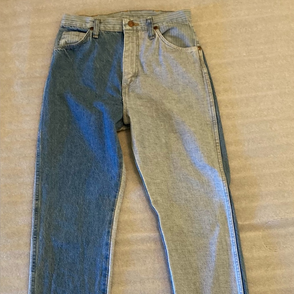 Wrangler Women's Blue and Light Blue Jeans